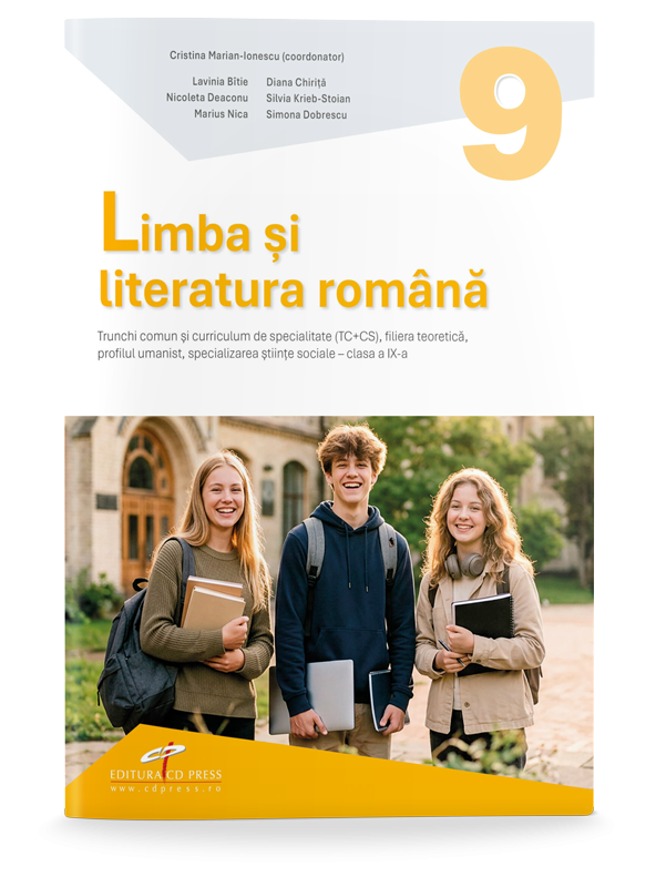 Limba și literatura română – Științe sociale. Clasa a IX-a